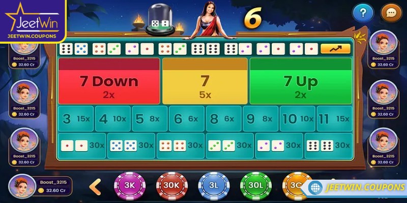 7up7down JeetWin cuộc chơi xúc xắc xoay chuyển vận may 2 Đa dạng các biến thể hấp dẫn của người chơi
