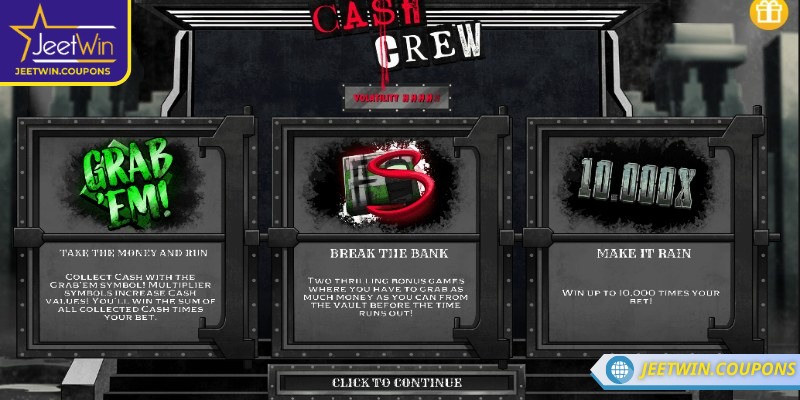 Cash Crew JeetWin – Game nổ hũ phong cách băng cướp kịch tính 1 Giới thiệu Cash Crew JeetWin - game nổ hũ phong cách mới lạ