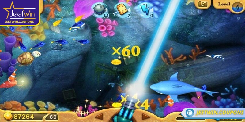 Crazy Hunter JeetWin – Nơi thợ săn chinh phục cá hiếm 2 Bom cá cho phép thợ săn tiêu diệt nhiều mục tiêu cùng lúc