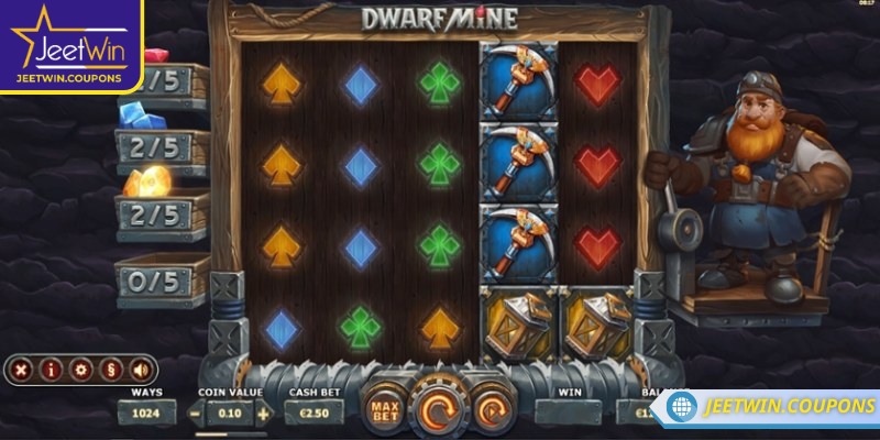 Dwarf Mine JeetWin – Nổ hũ kho báu khổng lồ dưới lòng đất 2 Biểu tượng cơ bản trong Dwarf Mine JeetWin
